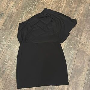 Jessica Simpson On My Shoulder Black Dress (Sz XL)